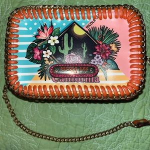 Nicole Lee CALIFORNIA SUNSET cross body or clutch bag